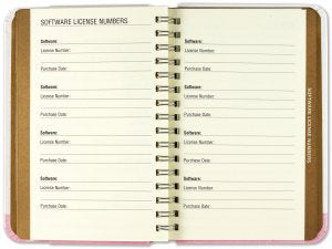 Internet Address & Password Logbook Tree Of Hearts