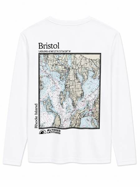 Bristol Nautical Chart Shirt UPF Shirt Asst. Colors