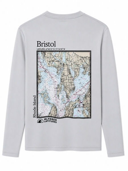 Bristol Nautical Chart Shirt UPF Shirt Asst. Colors