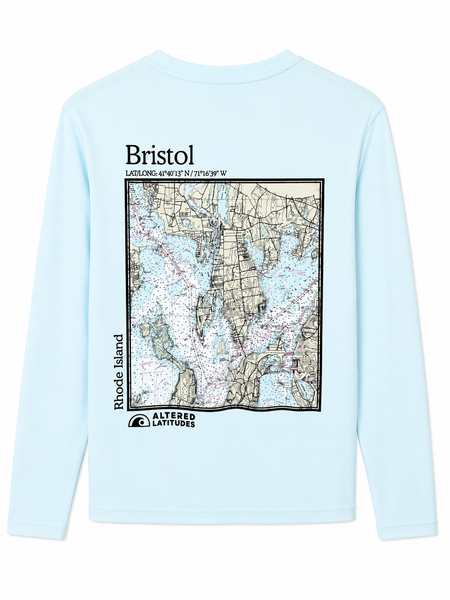 Bristol Nautical Chart Shirt UPF Shirt Asst. Colors