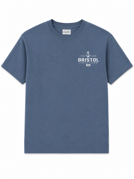 Bristol Red White Blue Short Sleeve Tee