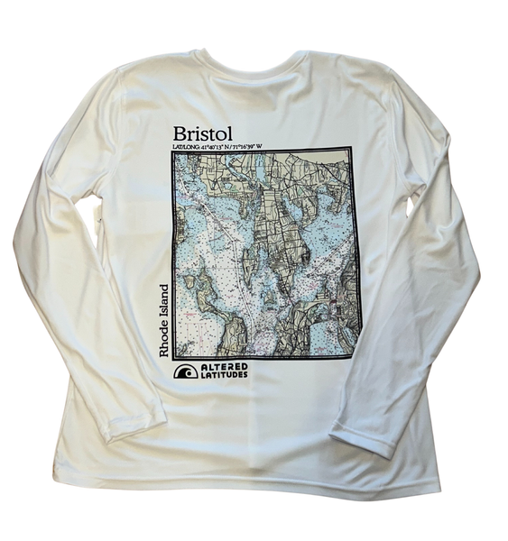Bristol Nautical Chart Shirt UPF Shirt Asst. Colors