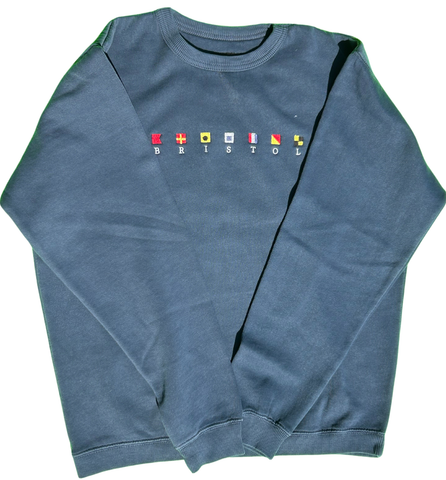 Bristol Nautical Flag Crewneck