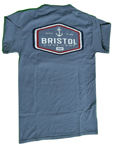 Bristol Red White Blue Short Sleeve Tee