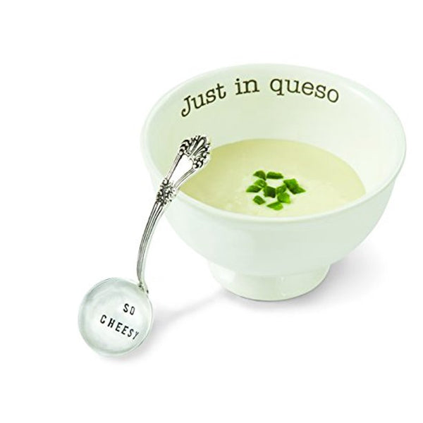 "Just in queso" dip cup set
