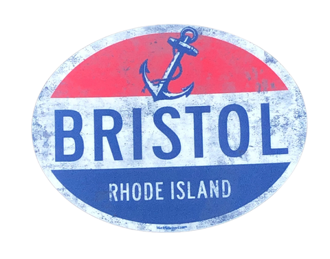 Bristol Red White Blue Stickers & Magnets